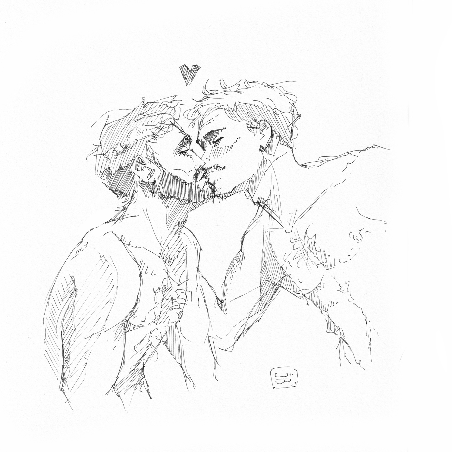 Two-shot: The accidental kiss